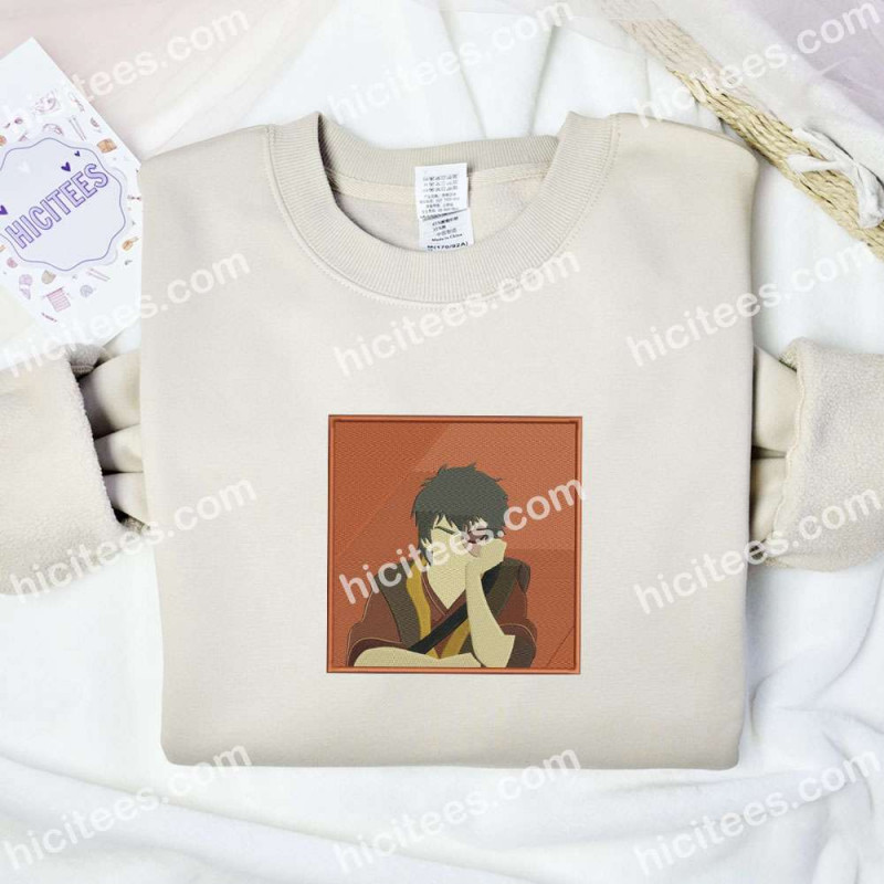 Prince Zuko Avatar The Last Airbender Anime Embroidered Shirt