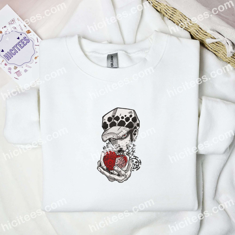 Trafalgar Law Ope Ope No Mi One Piece Anime Embroidered Shirt