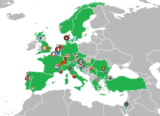 Uczestnicy fazy ligowej Ligi Europy w sezonie 2025/26
