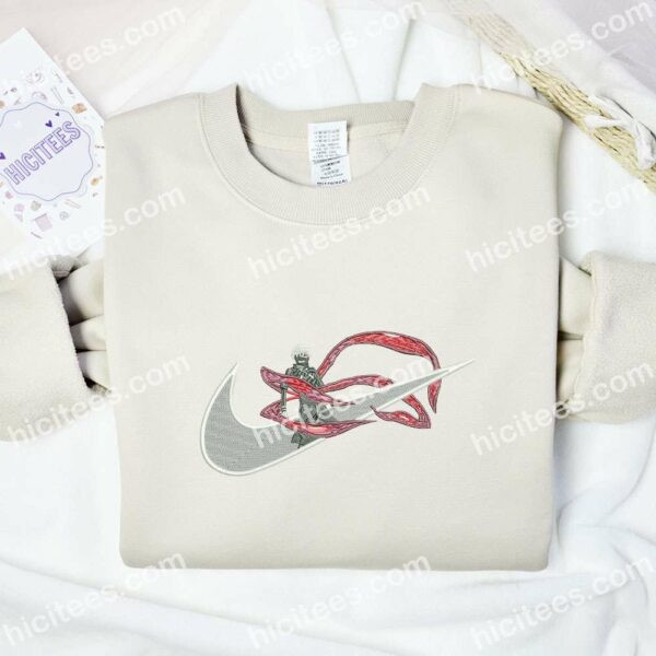 Kaneki Ken Embroidered Shirt, Tokyo Ghouls Anime Embroidered Hoodie