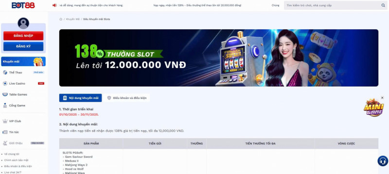 Khám phá Siêu khuyến mãi Slots nâng tầm trải nghiệm quay hũ trực tuyến