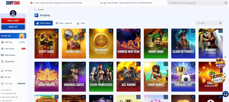 Evoplay tầm nhìn sáng tạo mở ra kỷ nguyên mới cho game slot trực tuyến