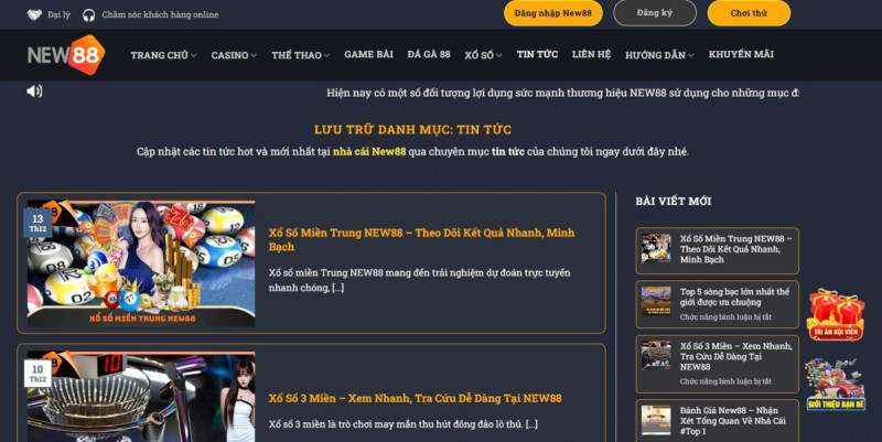 Tin tức hot tại New88 và loạt sự kiện đặc biệt thu hút người chơi