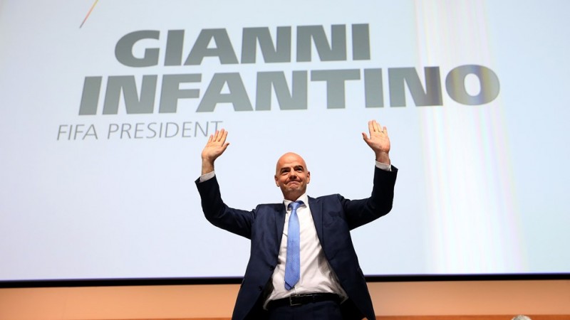 Gianni Infantino wybrany na prezydenta FIFA